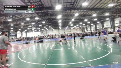 100 lbs Rr Rnd 1 - Brayden Kuhlman, Ohio United - MS vs Ronin Barro, Brawler Elite - MS