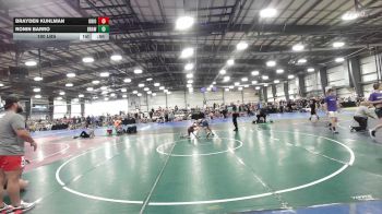 100 lbs Rr Rnd 1 - Brayden Kuhlman, Ohio United - MS vs Ronin Barro, Brawler Elite - MS