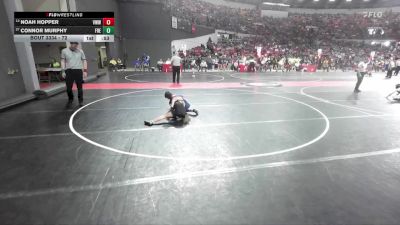 72 lbs Cons. Round 2 - Connor Murphy, Freedom vs Noah Hopper, Campbellsport