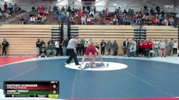 144 lbs Cons. Round 4 - Varric Wright, Floyd Central vs Matthew Schroeder, Evansville Mater Dei