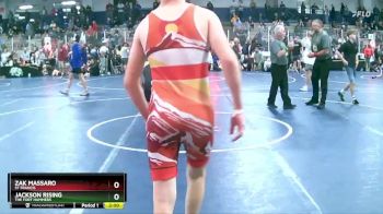 119 lbs Champ. Round 3 - Zak Massaro, St Francis vs Jackson Rising, The Fort Hammers