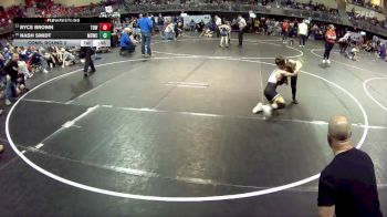 75 lbs Cons. Round 2 - Nash Smidt, Midwest Destroyers Wrestling Club vs Ryce Brown, The Best Wrestler