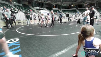 75 lbs Rr Rnd 2 - Adria Brigge, SE Girls vs Marley Kennedy, SW Girls