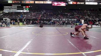 144 lbs Cons. Round 3 - Christian Demars, Centennial vs Dominic Prangley, Coeur D Alene