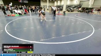 155 lbs 7th Place Match - Brynlee Vaughan, Wisconsin vs Eva Garcia, Surfside X Wrestling