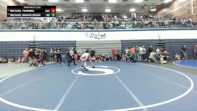 110 lbs Cons. Round 2 - Michael Trammel, Fighting Squirrels Wrestling Club vs Michael Mason Moiza, Lil Mavs Wrestling