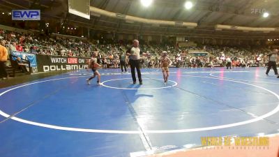 61 lbs Round Of 16 - Hudson Vanover, Tiger Trained Wrestling vs Barrett Homer, Mustang Bronco Wrestling Club