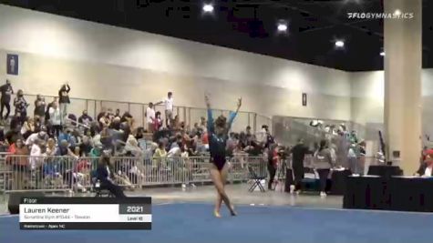 Lauren Keener - Floor, Sonshine Gym #1044 - Towson - 2021 USA Gymnastics Development Program National Championships