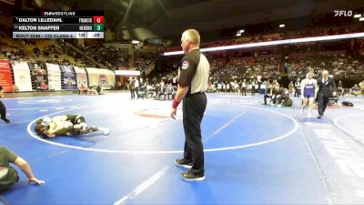 132 Class 4 lbs Cons. Semi - Dalton Lilledahl, Francis Howell vs Kelton Shaffer, Neosho