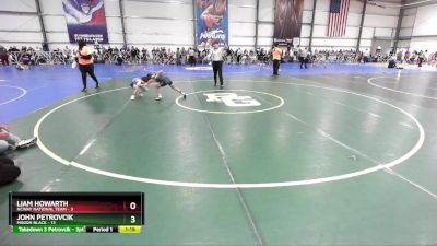 64 lbs Rd# 4- 2:00pm Friday Final Pool - John Petrovcik, Minion Black vs Liam Howarth, NCWAY National Team