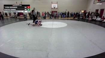 100 lbs Cons. Round 3 - Kyra Sudweeks, Pocatello vs Aliayha Torres, Middleton