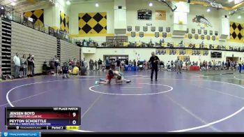 97 lbs Champ. Round 1 - Vaughn Wyatt, Perry Meridian Wrestling Club vs Brayden Saleem, Central Indiana Academy Of Wrestling