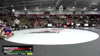 125 lbs Cons. Round 4 - Roberto Estrada, Western Colorado vs Cole Hunt, Montevallo