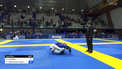 RANA QUBBAJ vs VIOLETA SOKOLOVA ANGELOVA 2024 European Jiu-Jitsu IBJJF Championship
