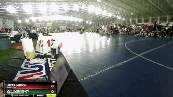 87 lbs Champ Round 1 (16 Team) - Coy Robertson, Western Nebraska vs Lucas Larson, INWTC