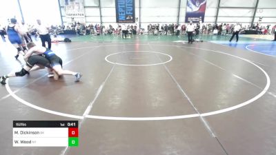 152 lbs Consi Of 16 #2 - Michael Dickinson, AK vs William Wood, NY