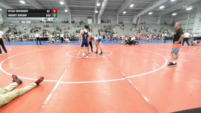 160 lbs Rr Rnd 1 - Ryan Whisner, Get Fit - HSB vs Henry Knorp, 84 Athletes Black - HSB