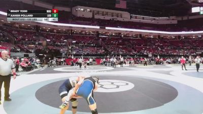 120 lbs Cons. Sub-quarters - Brady Todd, Wor. Kilbourne vs Xavier Pollard, Louisville