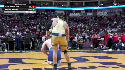 285 lbs Consi 3 - Luke Sottolano, Williamson vs Noah Johnson, Warrior Run