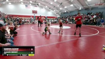 53-58 lbs Round 2 - Hudson Berndt, HRA vs Gannon Cuckow, Wiggins Youth Wrestling