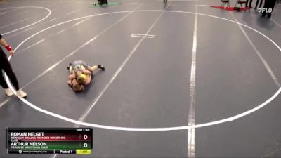 63 lbs Quarterfinal - Roman Helget, New Ulm Rolling Thunder Wrestling Club vs Arthur Nelson, Pinnacle Wrestling Club