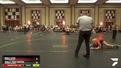 100/110 5th Place Match - Keely Cote, Elite Wrestling vs Emelly Diaz Santos, Cordoba Trained