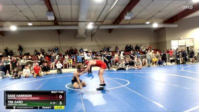 197 lbs Champ. Round 2 - Sage Harrison, Western Colorado University vs Tre Daro, Nebraska-Kearney