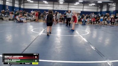 85 lbs Round 3 - Berkley Anderson, Small Town Wrestling vs Kamila Bingham, Fighting Squirrels