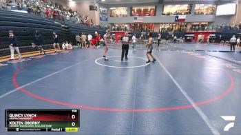 150 lbs Cons. Round 3 - Kolten Oborny, Conroe Woodlands College Park vs Quincy Lynch, Austin Vandegrift