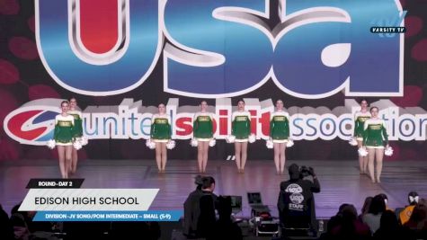 Edison High School - JV Song/Pom Intermediate -- Small (5-9) [2023 JV Song/Pom Intermediate -- Small (5-9) Day 2] 2023 USA Spirit & Junior Nationals/Collegiate Championships