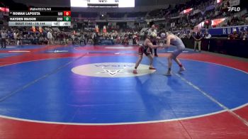 7A 144 lbs Cons. Round 2 - Roman Laposta, Fairhope vs Hayden Mason, Sparkman