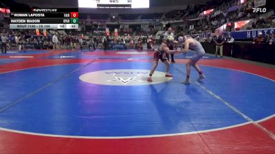 7A 144 lbs Cons. Round 2 - Roman Laposta, Fairhope vs Hayden Mason, Sparkman