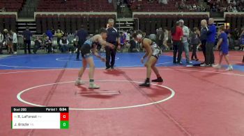 109 lbs Cons. Round 3 - Rykken LaForest, Project Wrestling vs Judah Brazle, Team Real Life