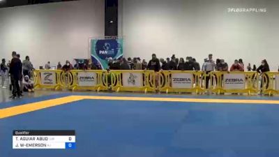 THIAGO AGUIAR ABUD vs JORDAN WAYNE-EMERSON MORE 2020 IBJJF Pan No-Gi Championship