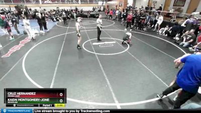 126 lbs Cons. Round 2 - Cruz Hernandez, Moses Lake vs Kaidn Montgomery-Jones, Ridgeline