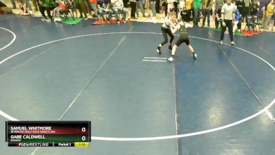 80 lbs Semifinal - Gabe Caldwell, Ravage vs Samuel Whitmore, Riverton Wolf Pack Wrestling