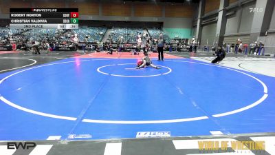 52 lbs 2nd Place - Robert Horton, Cory Clark Wrestling vs Christian Valdivia, SoCal Hammers