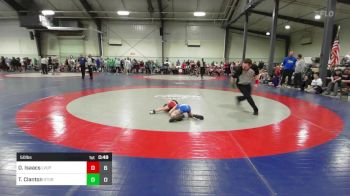 50 lbs 3rd Place - Orion Isaacs, Level Up vs Troy Clanton, Storm Wrestling Center Blue