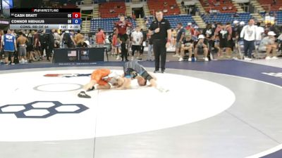132 lbs Cons. Rd Of 64 - Cash Bratt, Oklahoma vs Connor Niehaus, Ohio
