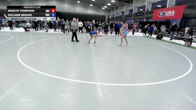 145 lbs Cons. Rd Of 16 - Madilyn Thompson, Champions Wrestling Club vs Kaylanni Brooks, Team Idaho Wrestling Club