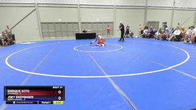 132 lbs Placement Matches (16 Team) - Enrique Soto, Colorado vs Joey Enzminger, North Dakota