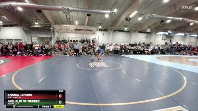 190 lbs Cons. Round 2 - Annika Jandro, Fort Lupton vs Jaquelin Gutierrez, Adams City