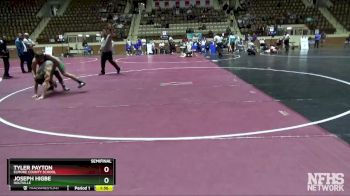 152 lbs Semifinal - Joseph Higbe, Holtville vs Tyler Payton, Elmore County School