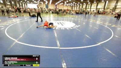 64 lbs Rd# 8- 12:30pm Saturday Final Pool - Uriah Drane, Great Neck WC National Team vs MJ Marshall, Team Ohio