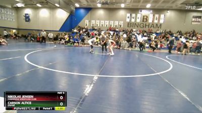 92 lbs Cons. Round 3 - Nikolas Jensen, Champions Wrestling Club vs Carson Altice, Empire