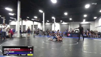 165 lbs 2nd Wrestleback (8 Team) - Jayden Hutchinson, New York vs Tyde Nelsen, Iowa