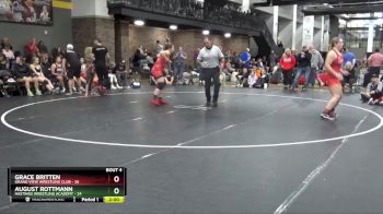 170 lbs Round 1 (16 Team) - Grace Britten, Grand View Wrestling Club vs August Rottmann, Hastings Wrestling Academy