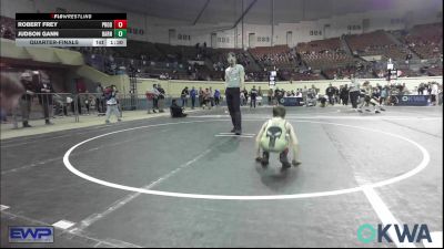 70 lbs Quarterfinal - Robert Frey, Prodigy Elite Wrestling vs Judson Gann, Barnsdall Youth Wrestling