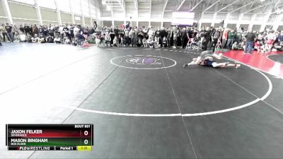 120 lbs Quarterfinal - Mason Bingham, Box Elder vs Jaxon Felker, Severance