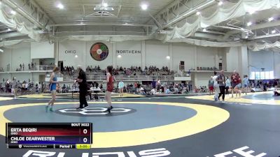 115 lbs Round 3 - Erta Beqiri, Ohio vs Chloe Dearwester, Ohio